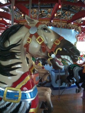Yep, we rode the Carousel!